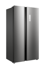 ثلاجة TCL جنبًا إلى جنب بضاغط عاكس من الفولاذ المقاوم للصدأ سعة 635 لترًا