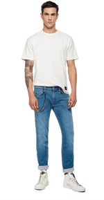 REPLAY PSG ANBASS HYPERFLEX BIO SLIM-FIT JEANS