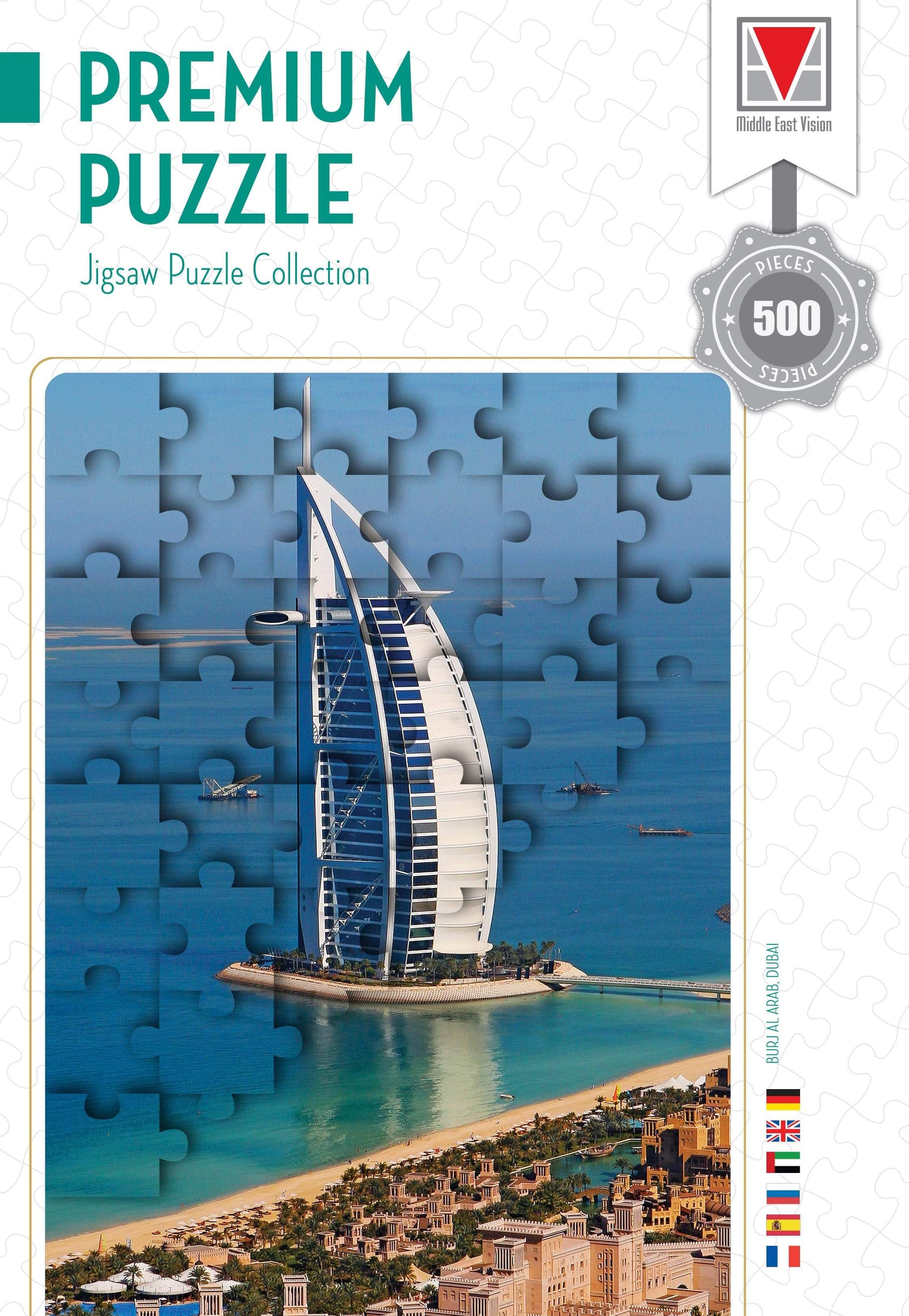 PREMIUM PUZZLE  BURJ AL ARAB DUBAI 500 PCS - Jashanmal Home