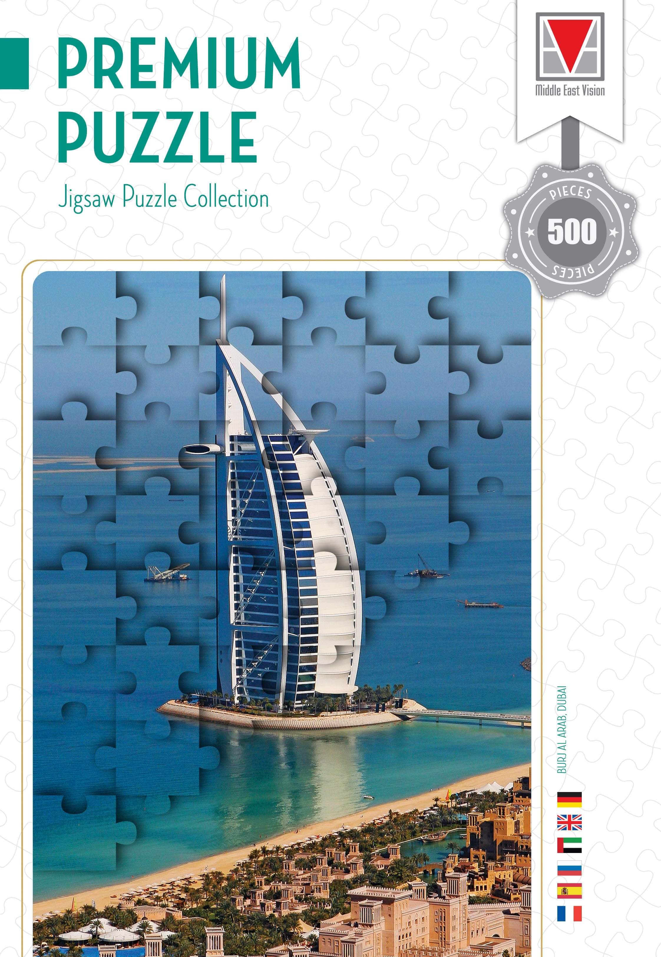 PREMIUM PUZZLE  BURJ AL ARAB DUBAI 500 PCS - Jashanmal Home