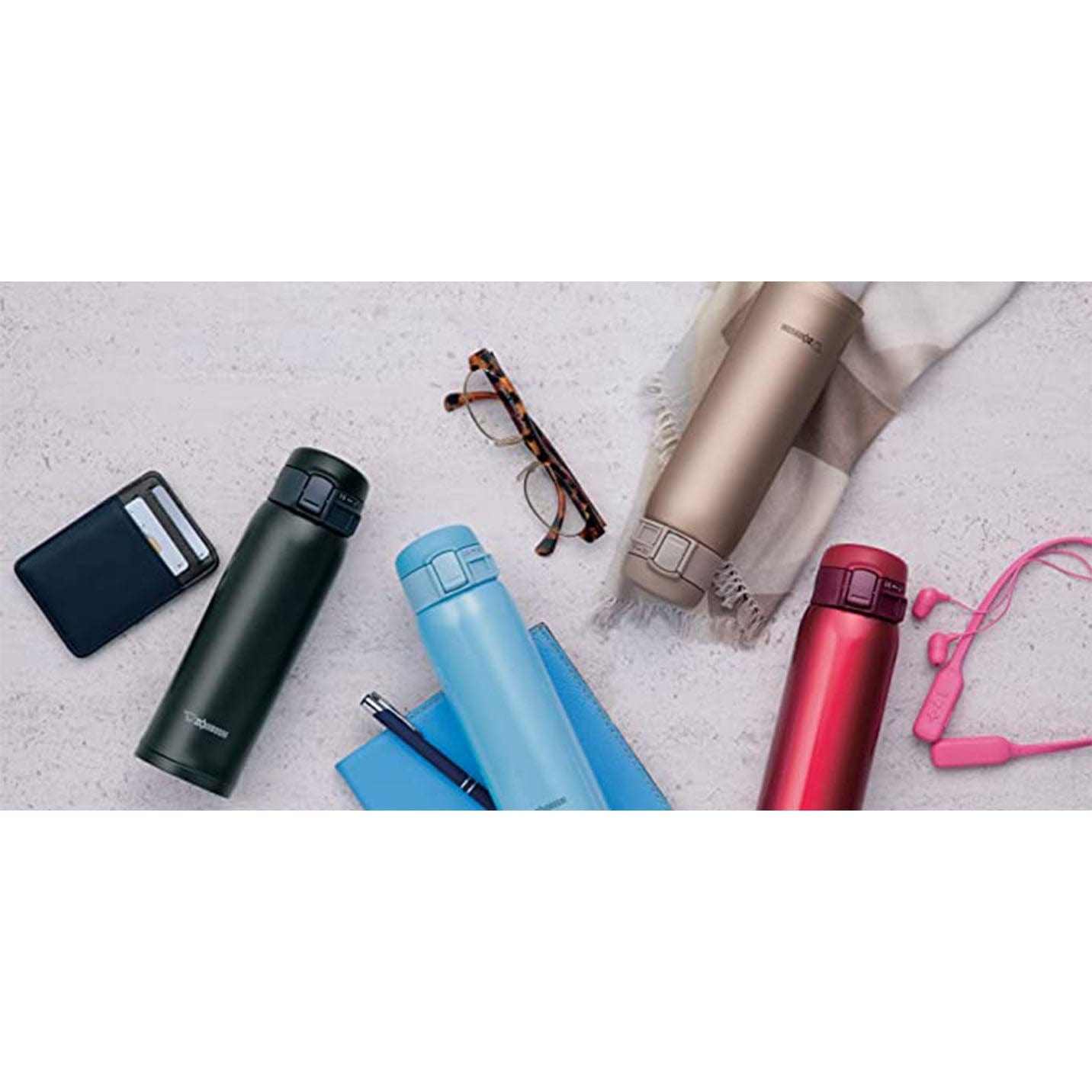 Zojirushi Stainless Steel Vacuum Insulated Mug, 20-Ounce, Garnet Red