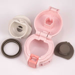 زجاجة مفرغة من الفولاذ المقاوم للصدأ من زوجيروشي، سعة 0.48 لتر - وردي لؤلؤي