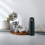 زجاجة مفرغة من الفولاذ المقاوم للصدأ من زويجروشي، سعة 0.48 لتر - أسود