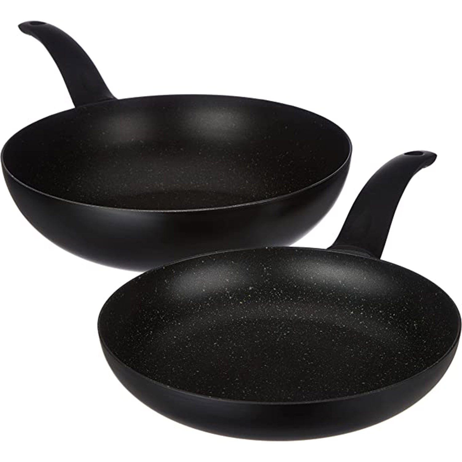 Tognana Grancuci Redstone Rock-In-Black Pot And Pan Set 8-Pieces