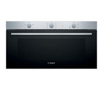 Bosch Series 2 Built In oven, 90x48 cm Size, 85 Liter Capacity, Full Glass Inner Door with Extra Large Capacity Oven with Grey Enamel, VBC011BR0M, Stainless Steel, 1 Year Manufacturer Warranty