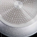 Tognana 1 Handle Mythos Marble Aluminium Pan, 24 Cm Diameter