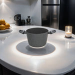 Tognana Pot 2 Handle H15 With Lid, 22 Cm Diameter