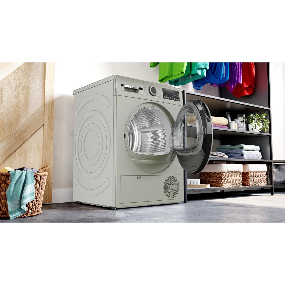 مجفف الملابس بمضخة حرارية من سلسلة بوش 4 سعة 9 كجم