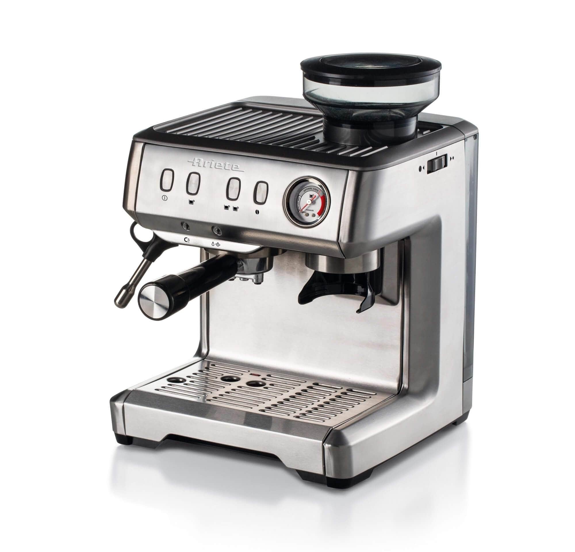 ARIETE PUMP ESPRESSO COFFEE MAKER, METAL, 1313