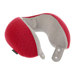 Be Relax My Memory Foam Wellness Neck Pillow - Velvet Red - 1001300058 - Jashanmal Home