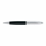 Cross Calais Chrome and Black Lacquer Ballpoint Pen - AT0112-2 - Jashanmal Home