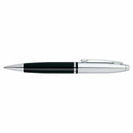 Cross Calais Chrome and Black Lacquer Ballpoint Pen - AT0112-2 - Jashanmal Home