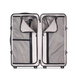 عربة بيجو فوياجيز ترافل 73 سم صلبة بأربع عجلات مزدوجة لتسجيل الوصول وصندوق الأمتعة 