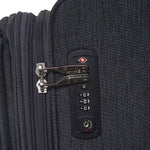 حقيبة سفر إيكولاك جيميني 24 بوصة بأربع عجلات مزدوجة، رمادية داكنة - CT807 رمادية داكنة 24