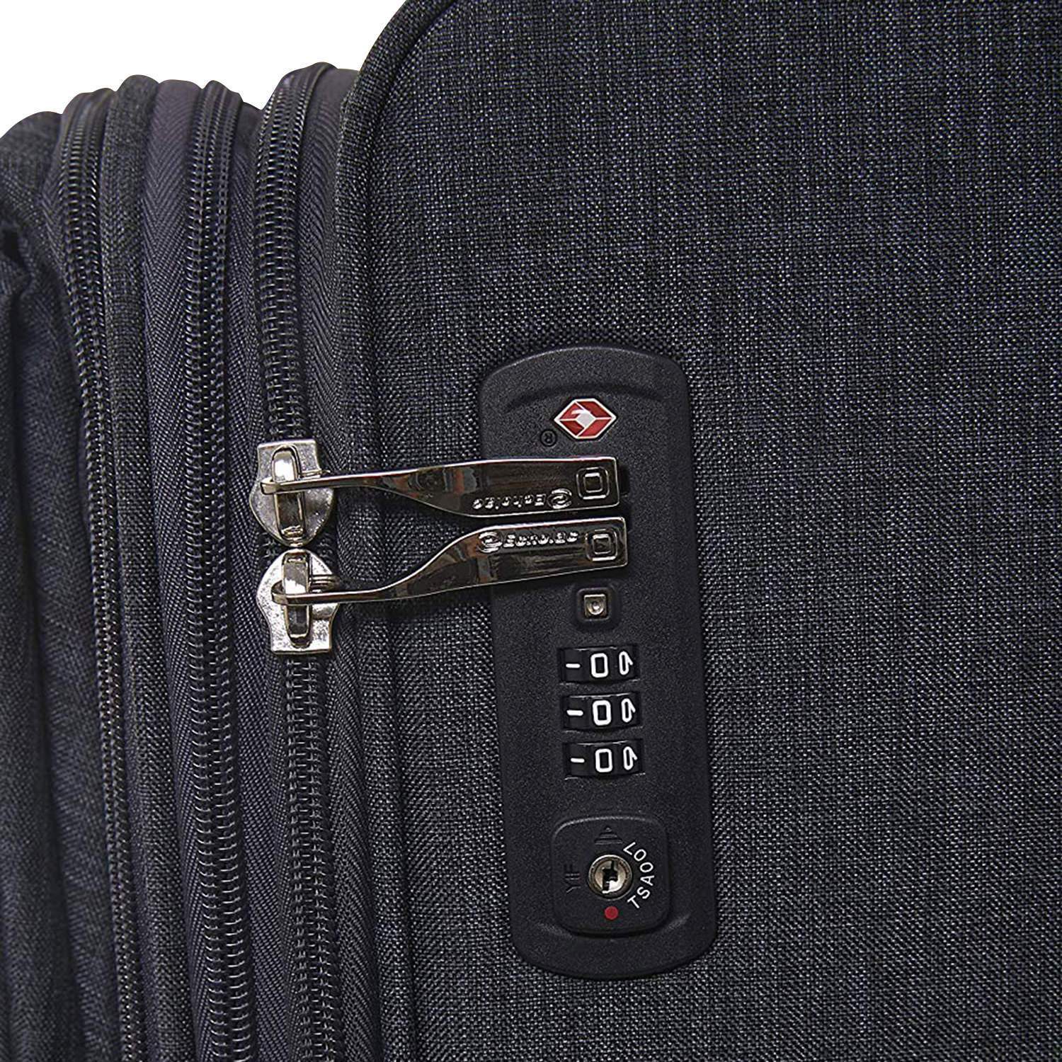 عربة أمتعة إيكولاك جيميني 28 بوصة بأربع عجلات مزدوجة لتسجيل الوصول، لون رمادي داكن - CT807 رمادي داكن 28