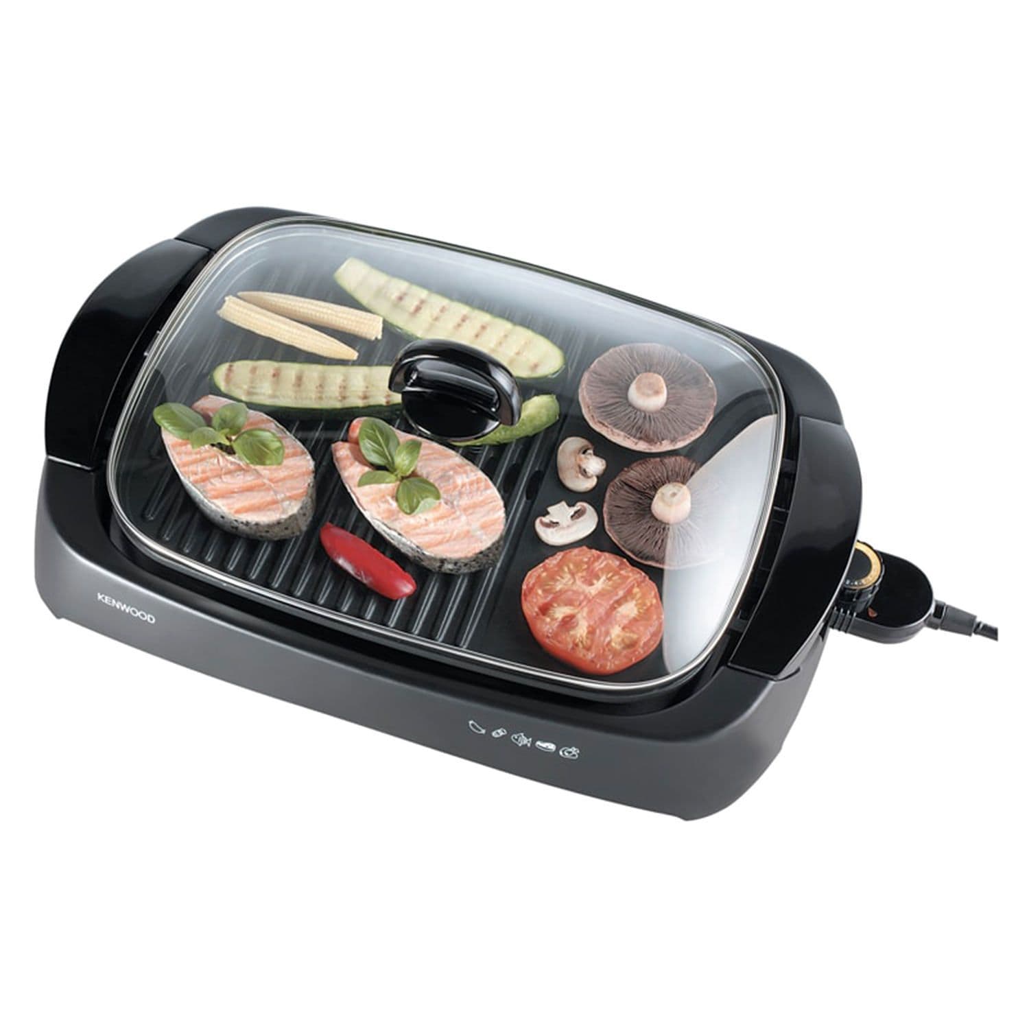 Kenwood Black Health Grill - HG230 - Jashanmal Home