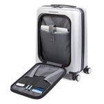 Piquadro Relyght Plus Hard Side Spinner Trolley Bag - Grey - BV4426PC2PZ/GRN - Jashanmal Home